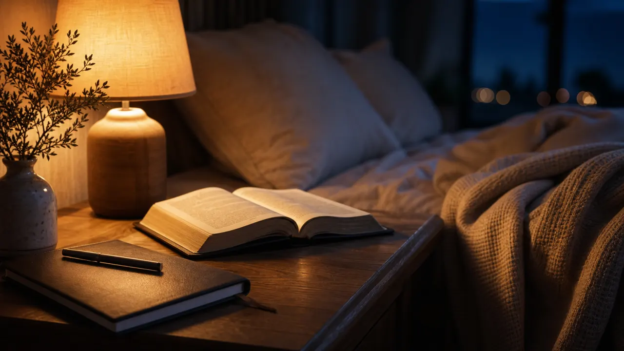 Antes de dormir: entregando o dia nas mãos de Deus
